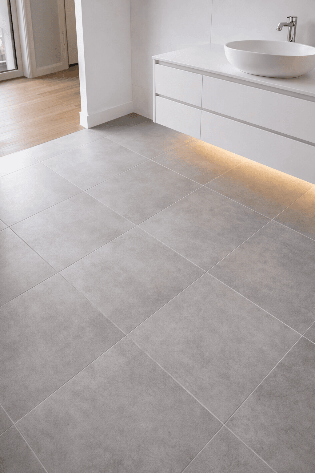 Large format commercial floor tile